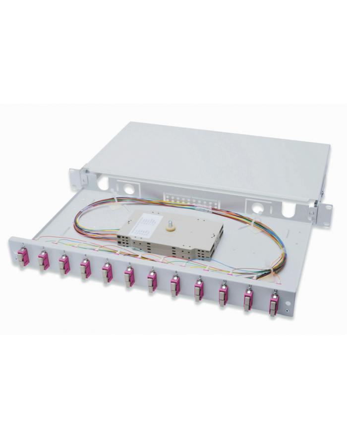 Digitus Professional Rozdzielacz światłowodu 12 Portów SC 1U (DN963214) główny