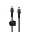 belkin Kabel BoostCharge USB-C/USB-C silikonowy w oplocie 3m, czarny - nr 13
