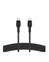 belkin Kabel BoostCharge USB-C/USB-C silikonowy w oplocie 3m, czarny - nr 8