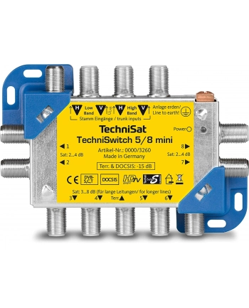 TechniSat TechniSwitch 5/8 mini, multi-switch
