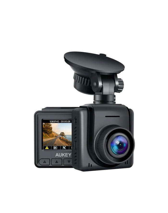aukey DRA5 Kamera samochodowa Rejestrator | Full HD 1920x1080@30p | 170 stopni  | microSD | 1.5' LED główny