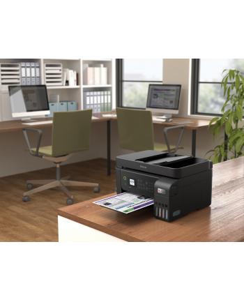 Epson EcoTank ET-4800, multifunction printer (Kolor: CZARNY, scan, copy, fax, USB, LAN, WLAN)