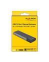 DeLOCK external USB Type-C combo enclosure for M.2 NVMe PCIe or SATA SSD, drive enclosure - nr 11