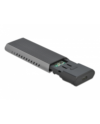 DeLOCK external USB Type-C combo enclosure for M.2 NVMe PCIe or SATA SSD, drive enclosure nr 2
