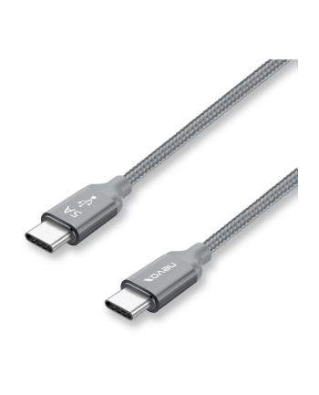 Nevox data and charging cable USB-C 2.0 > USB-C 2.0 (grey, 2 meters) nr 1