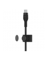 belkin Kabel BoostCharge USB-C/USB-C silikonowy w oplocie 3m, czarny - nr 32