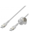 belkin Kabel BoostCharge USB-C/USB-C silikonowy w oplocie 3m, biały - nr 13