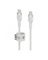 belkin Kabel BoostCharge USB-C/USB-C silikonowy w oplocie 3m, biały - nr 15