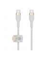 belkin Kabel BoostCharge USB-C/USB-C silikonowy w oplocie 3m, biały - nr 21