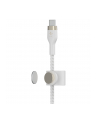 belkin Kabel BoostCharge USB-C/USB-C silikonowy w oplocie 3m, biały - nr 22