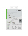 belkin Kabel BoostCharge USB-C/USB-C silikonowy w oplocie 3m, biały - nr 26