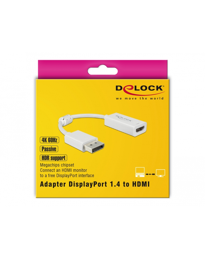 DeLOCK DP 1.4 St> HDMI-A 19Pin female główny