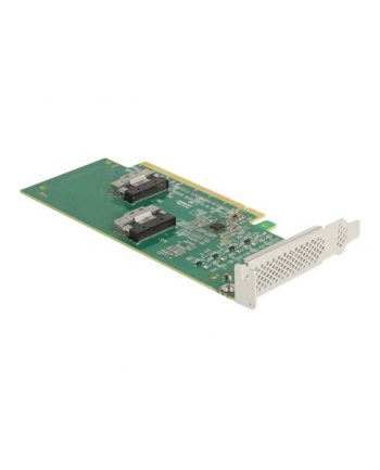 DeLOCK PCI Express 4.0 x16 card to 4 x SFF-8639 NVMe - Low Profile nr 2