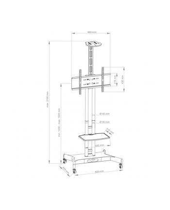 HAGOR HP Twin Stand, bracket