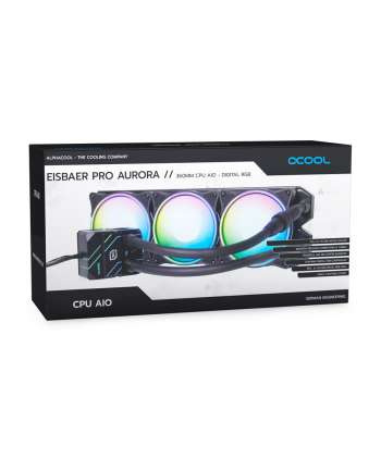 Alphacool Eisbär Pro Aurora 360 CPU Kolor: CZARNY - 1019572