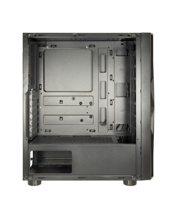 Inter-Tech A-3401 Chevron, tower case (Kolor: CZARNY, acrylic glass front panel and window side panel) 88881348