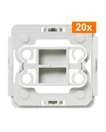 HomeMatic adapter Berker B2, set of 20 EQ3-ADA-B2