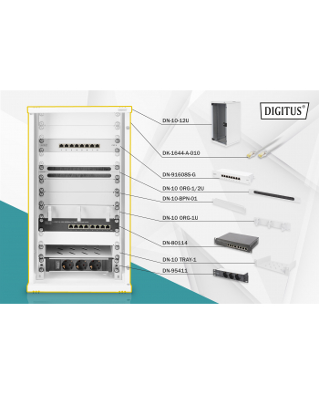 Digitus 10 Set 3 12U grey