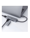 aukey CB-C63 aluminiowy HUB USB-C | Ultra Slim | 4w1 | 3xUSB 3.1 | 1xMicroSD i SD - nr 2