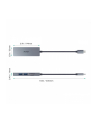 aukey CB-C63 aluminiowy HUB USB-C | Ultra Slim | 4w1 | 3xUSB 3.1 | 1xMicroSD i SD - nr 4