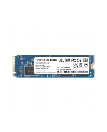 Synology SNV3410-400G 400GB M.2 2280 NVMe SSD PCIe 3.0 x4 (3100/550 MB/s)