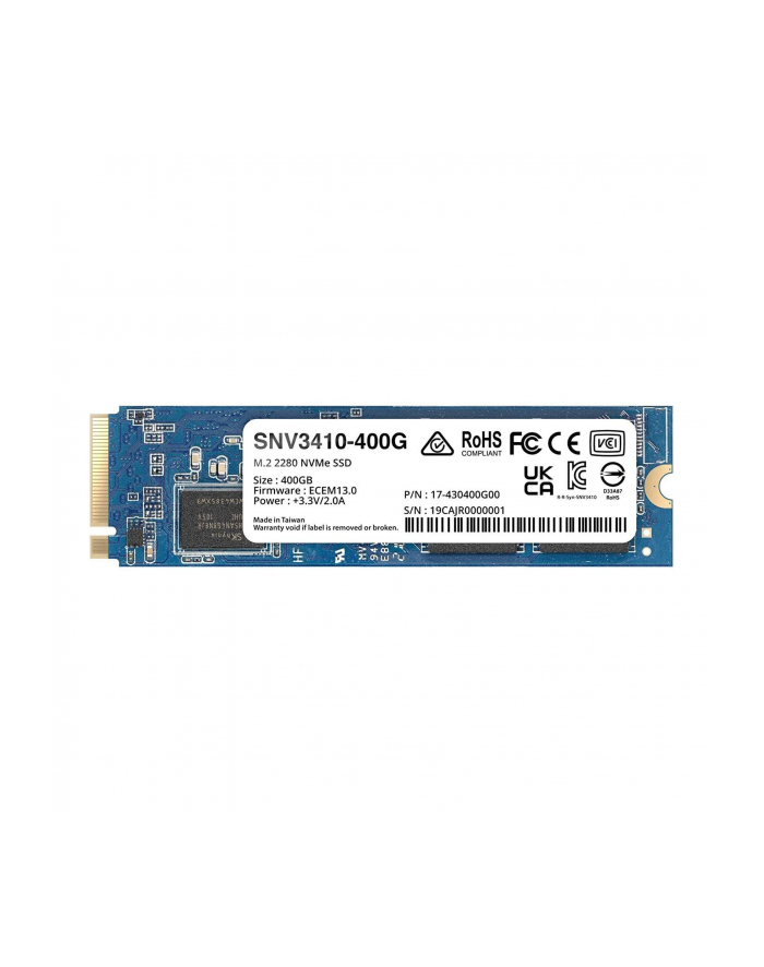 Synology SNV3410-400G 400GB M.2 2280 NVMe SSD PCIe 3.0 x4 (3100/550 MB/s) główny