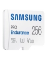 SAMSUNG PRO Endurance microSD Class10 256GB incl adapter R100/W30 up to 140160 hours - nr 45