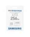 SAMSUNG PRO Endurance microSD Class10 256GB incl adapter R100/W30 up to 140160 hours - nr 67