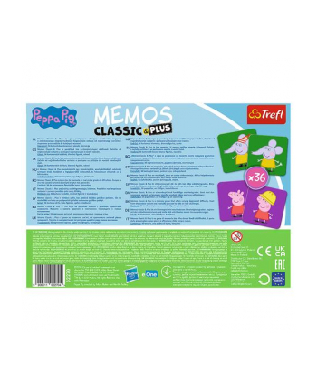 trefl Gra edukacyjna dla dzieci Memos Classic 'amp; plus Świnka Peppa 02270 nr 2