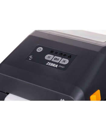 ZEBRA Thermal Transfer Printer 74/300M ZD421 203 dpi USB USB Host Modular Connectivity Slot BTLE5 (wersja europejska) and UK Cords Swiss Font EZPL