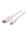 TECHLY Kabel Mini DisplayPort - DisplayPort 4K 60Hz 2m Biały - nr 1