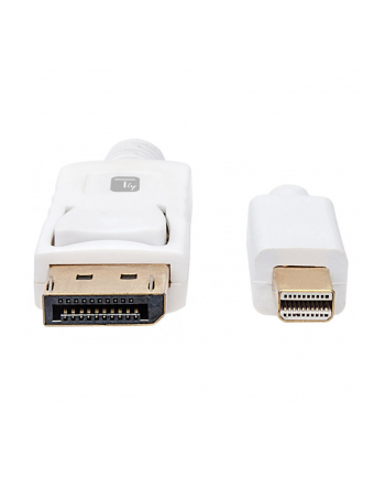 TECHLY Kabel Mini DisplayPort - DisplayPort 4K 60Hz 2m Biały