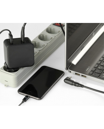 GEMBIRD NPA-PD60-01 Uniwersalny zasilacz do laptopa PD USB-C 60W