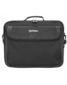 MANHATTAN Cambridge Clamshell Notebook Bag 15.6inch Front Rear and Interior Pockets Shoulder Strap Handle Black - nr 10