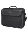 MANHATTAN Cambridge Clamshell Notebook Bag 15.6inch Front Rear and Interior Pockets Shoulder Strap Handle Black - nr 14