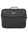 MANHATTAN Cambridge Clamshell Notebook Bag 15.6inch Front Rear and Interior Pockets Shoulder Strap Handle Black - nr 16