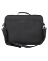 MANHATTAN Cambridge Clamshell Notebook Bag 15.6inch Front Rear and Interior Pockets Shoulder Strap Handle Black - nr 17