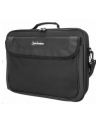 MANHATTAN Cambridge Clamshell Notebook Bag 15.6inch Front Rear and Interior Pockets Shoulder Strap Handle Black - nr 8