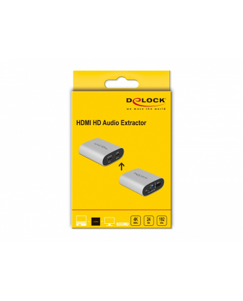 DeLOCK HDMI Aud. Ext. 4K 60Hz> HDMI eARC - 63332