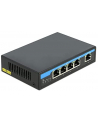 DeLOCK Giga Ethernet Switch 4P PoE + 1RJ45 - 87764 - nr 1