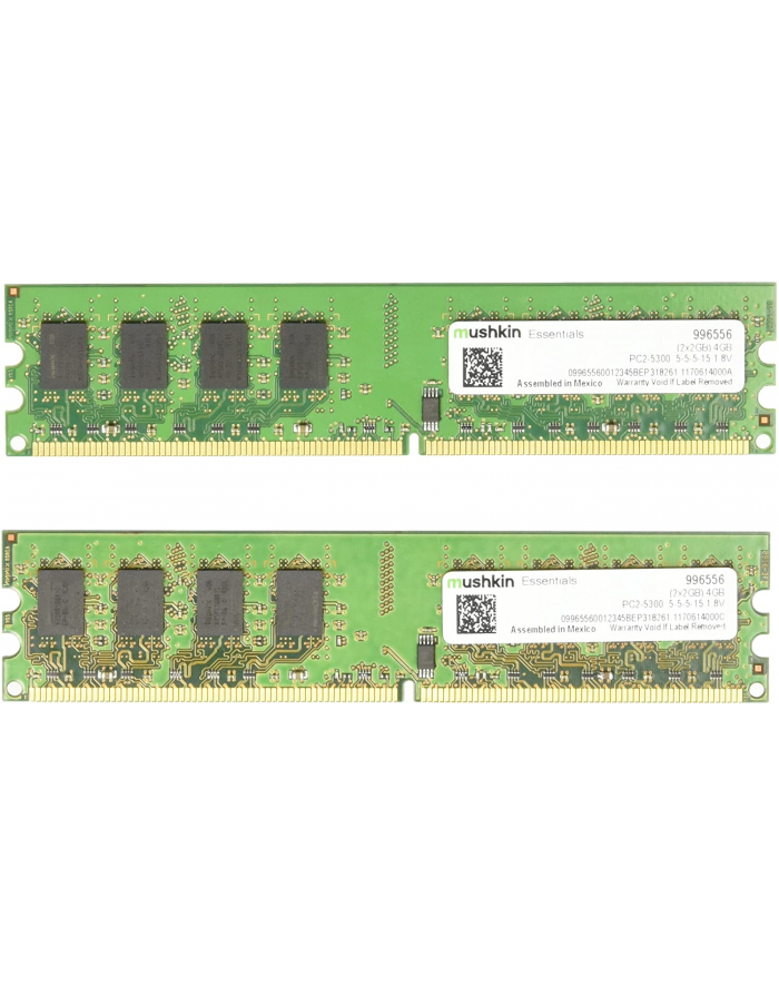 Mushkin DDR2 - 4GB - 667 - CL - 5 Essent Dual Kit główny