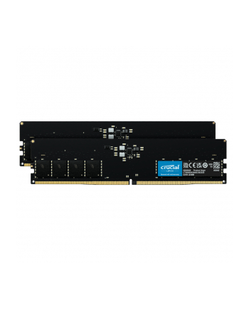 Crucial DDR5 - 64 GB - 4800 - CL - 40 Dual Kit, memory (Kolor: CZARNY, CT2K32G48C40U5)