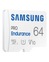 samsung Karta pamięci microSD MB-MJ64KA/(wersja europejska) Pro Endurance 64GB + Adapter - nr 50