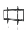 MANHATTAN Heavy-Duty Low-Profile Large-Screen TV Wall Mount Holds One 60-100inch TV up to 100kg 220lbs Fixed Ultra Slim Design Black - nr 13