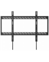 MANHATTAN Heavy-Duty Low-Profile Large-Screen TV Wall Mount Holds One 60-100inch TV up to 100kg 220lbs Fixed Ultra Slim Design Black - nr 16