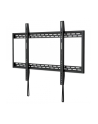 MANHATTAN Heavy-Duty Low-Profile Large-Screen TV Wall Mount Holds One 60-100inch TV up to 100kg 220lbs Fixed Ultra Slim Design Black - nr 26