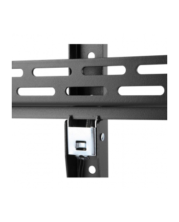 MANHATTAN Heavy-Duty Low-Profile Large-Screen TV Wall Mount Holds One 60-100inch TV up to 100kg 220lbs Fixed Ultra Slim Design Black