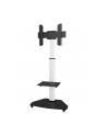 TECHLY TV trolley Kolor: BIAŁY for 37-70inch LED/LCD TVs max. VESA size supports 600x400 and the bracket can be czerwonyated 90 degrees - nr 5