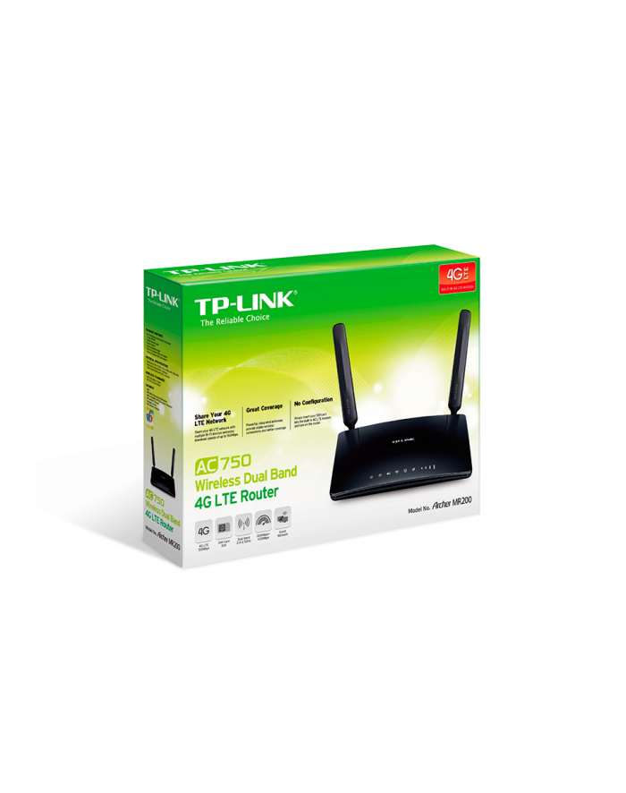 TP-Link Archer MR200 V4, Router główny