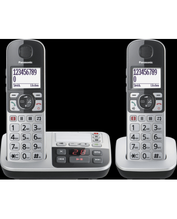 Panasonic KX-TGE522GS silver / Kolor: CZARNY